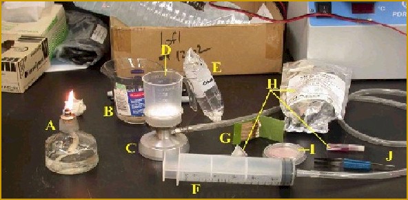 Some of the equipment used for membrane filtration